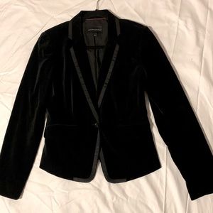 Banana Republic black velvety blazer size 2